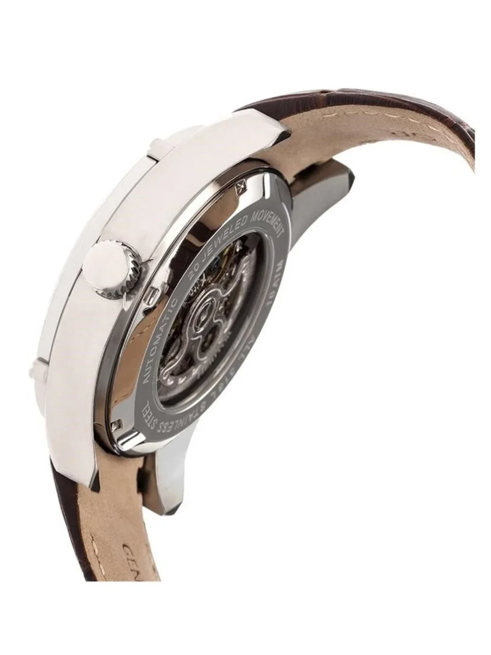 NWT Heritor Daniels Automatic Silver Dial Men's Watch